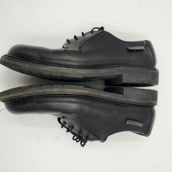 Mephisto Sherpa’s Oxford Mens 9.5 Black Leather Plain Toe Lace Up Derby France main image 2